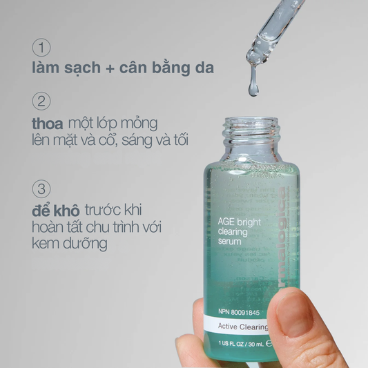 tinh chất giảm mụn age bright clearing serum