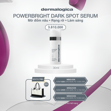Dermalogica Vietnam 30ml Powerbright Dark Spot Serum - Tinh chất làm mờ nám sau 7 ngày sử dụng
