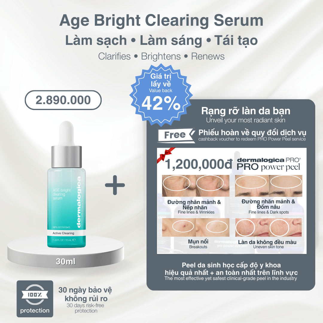 Dermalogica Vietnam Age Bright Clearing Serum 30ml