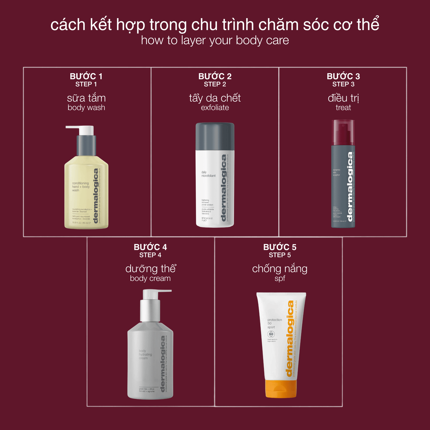 Dermalogica Vietnam BODY 150ml tinh chất dưỡng thể săn chắc dynamic skin sculptor body serum