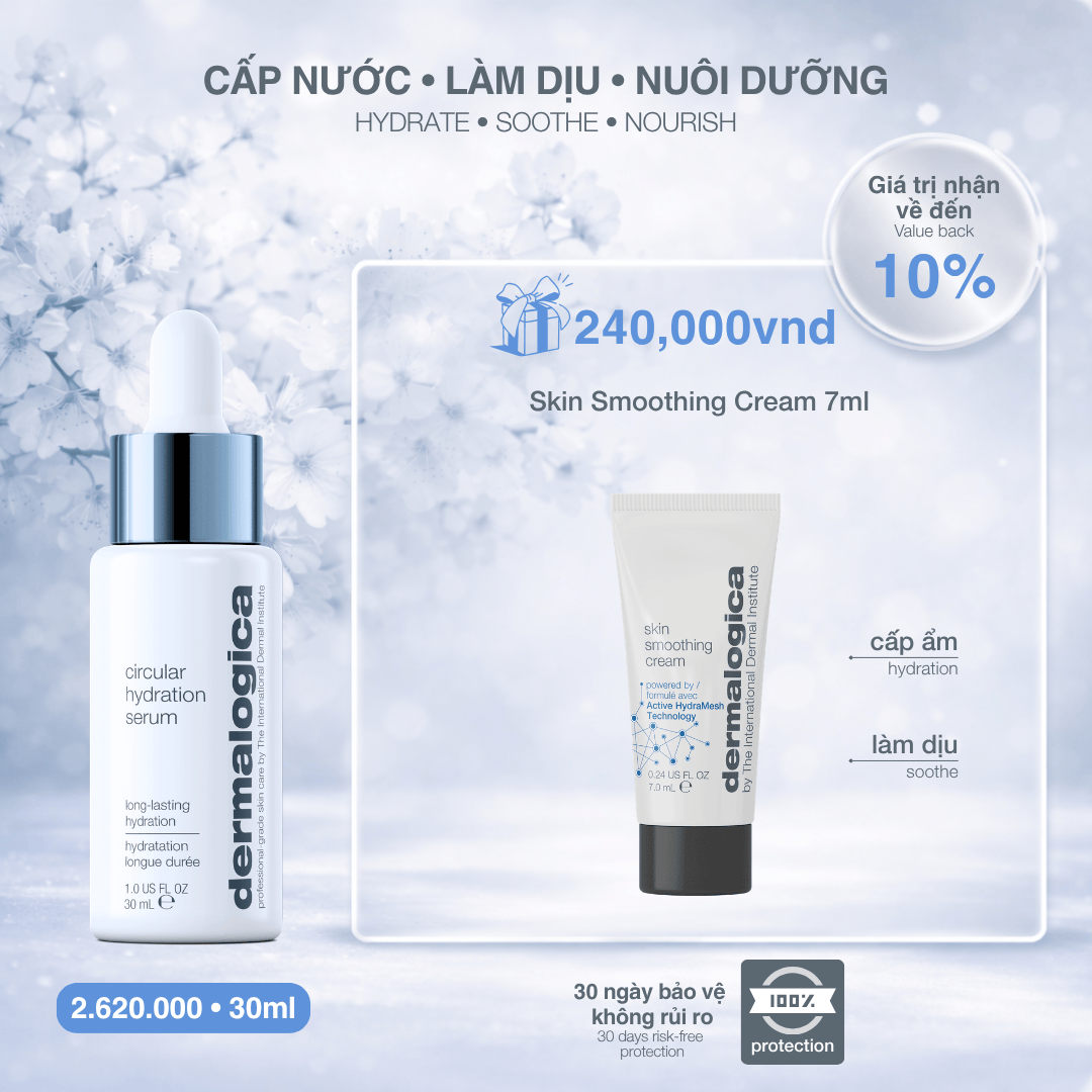 Dermalogica Vietnam Chương trình Đại sứ thương hiệu - Circular Hydration Serum 30ml