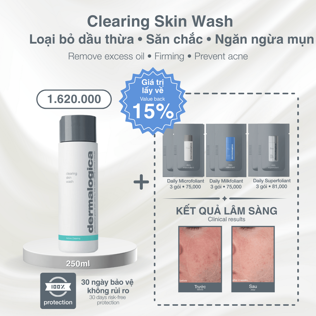 Dermalogica Vietnam Đại sứ Đặc biệt - Clearing Skin Wash 250ml