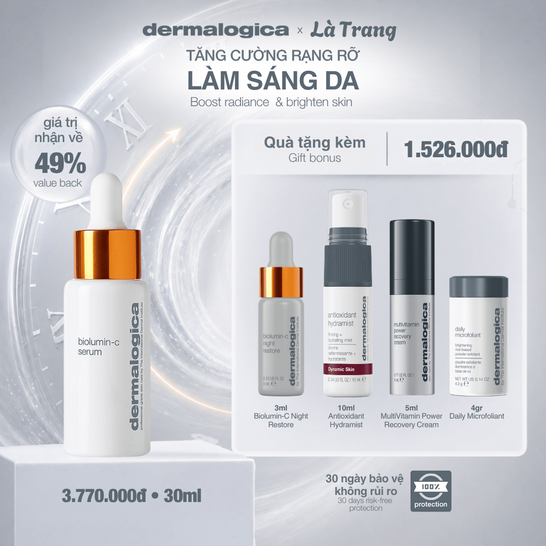 Dermalogica Vietnam (KOL Là Trang) - Biolumin C Serum 30ml