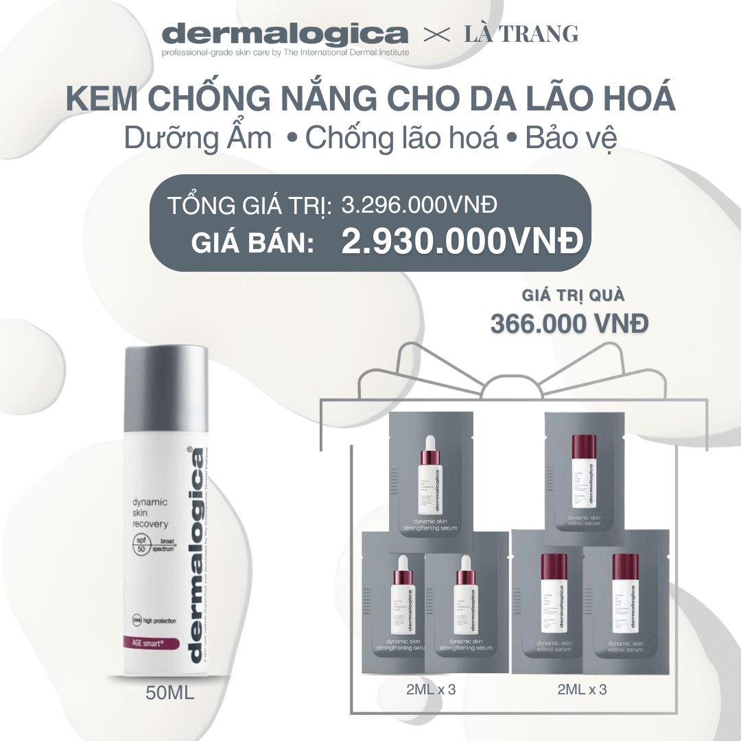 Dermalogica Vietnam (KOL Là Trang) - Dynamic Skin Recovery SPF50 - 50ml