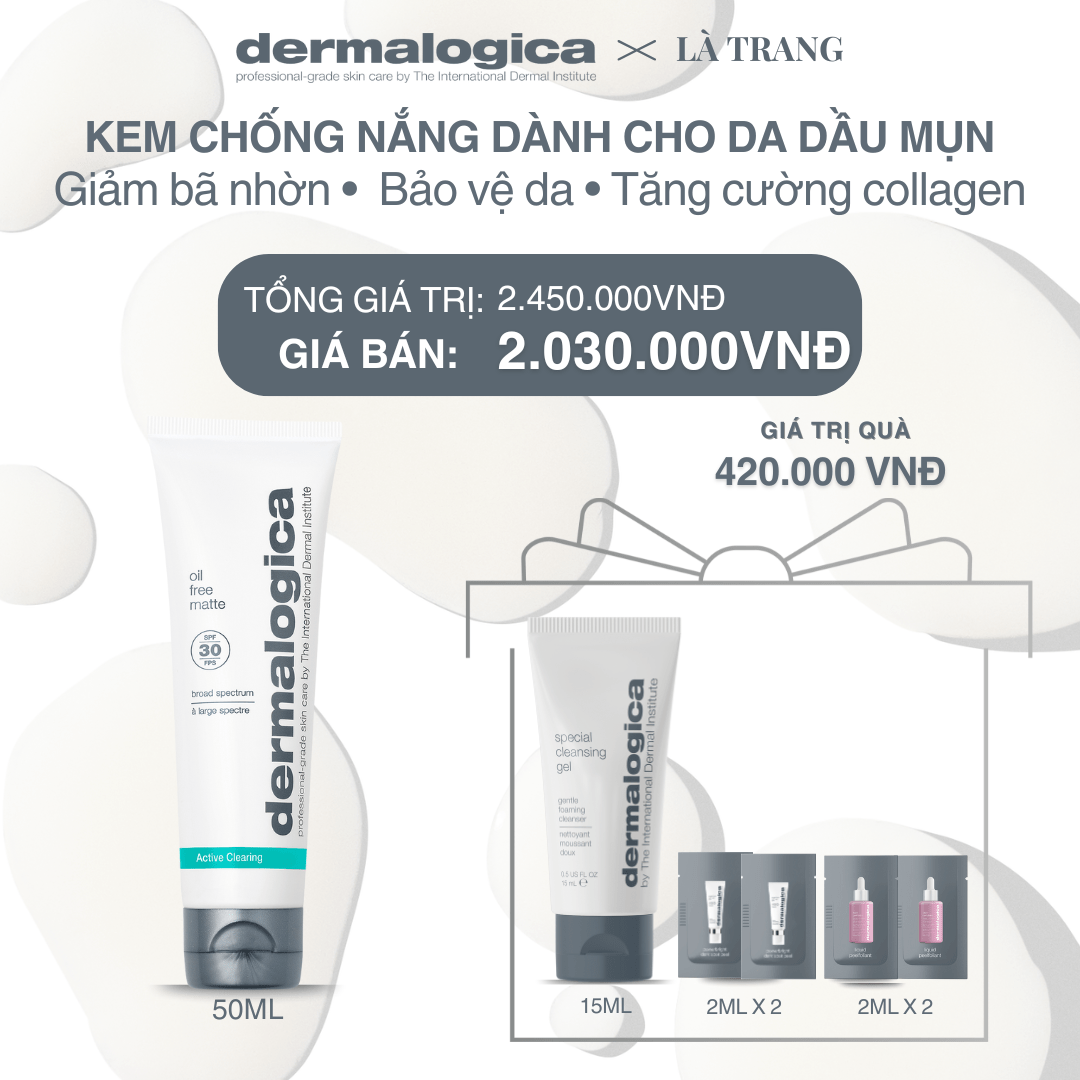 Dermalogica Vietnam (KOL Là Trang) - Oil Free Matte SPF30 50ml