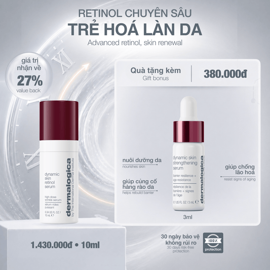 Dermalogica Vietnam TARGETED TREATMENTS tinh chất retinol 3.5% dynamic skin retinol serum