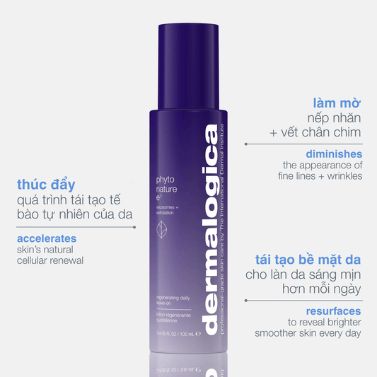 EXFOLIANTS EXFOLIANTS 100ml tái tạo da chứa exosome phyto nature e2