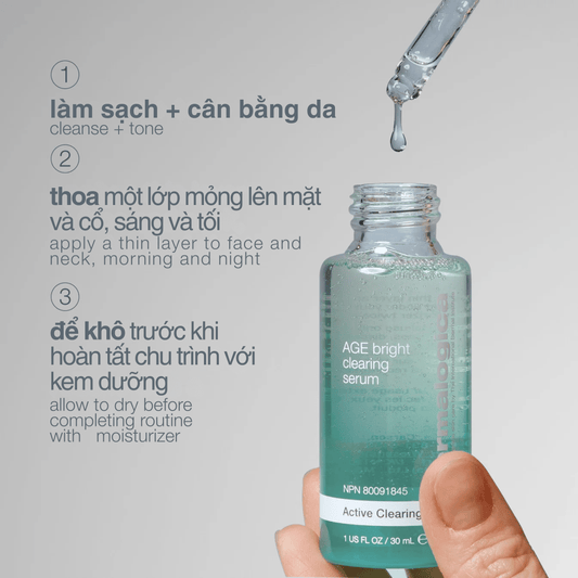 FACIAL OILS AND SERUMS FACIAL OILS AND SERUMS 30ml Age Bright Clearing Serum - Tinh chất điều trị & ngăn ngừa mụn