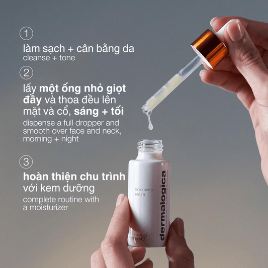 FACIAL OILS AND SERUMS FACIAL OILS AND SERUMS Biolumin-C Serum - Tinh chất Vitamin C x3 hiệu quả làm sáng siêu cô đặc & siêu thẩm thấu