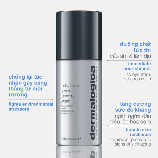 MOISTURIZERS MOISTURIZERS 50ml kem dưỡng cho da căng thẳng multivitamin power recovery cream
