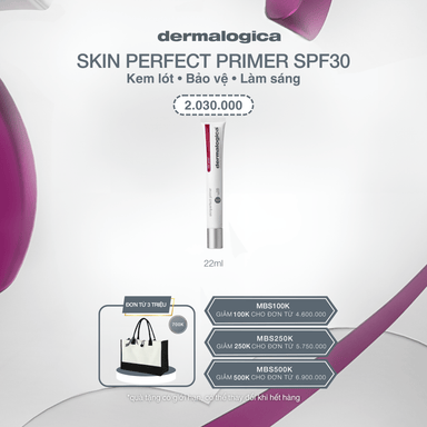 SPF SPF 22ml Skinperfect Primer SPF30 - Kem chống nắng kết hợp kem lót 3 trong 1
