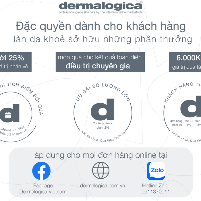 Làn da của bạn xứng đáng được như vậy: Khám phá những ưu đãi thú vị dành cho khách hàng của Dermalogica