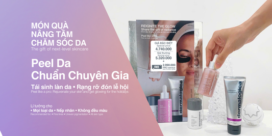 Khơi Dậy Sự Tỏa Sáng: Trải Nghiệm Peel Da Chuẩn Chuyên Gia Với Dermalogica Mùa Lễ Hội ✨