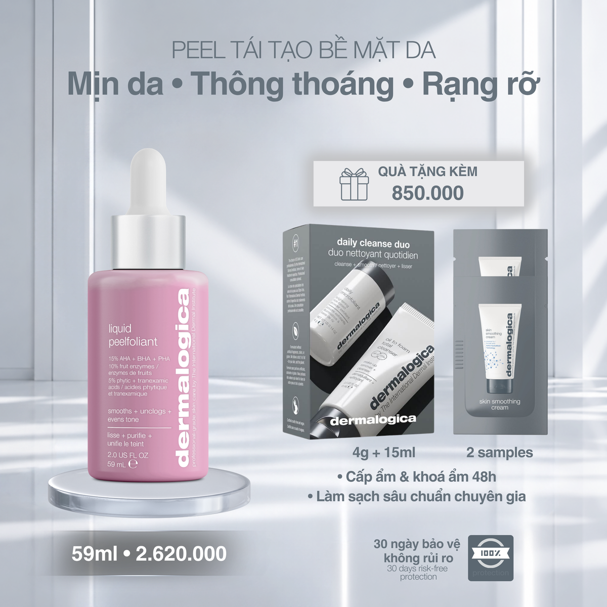 peel da hàng ngày liquid peelfoliant