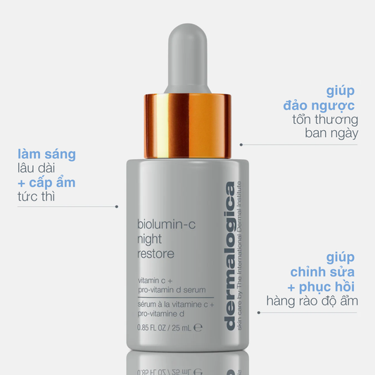 tinh chất phục hồi vitamin c biolumin-c night restore