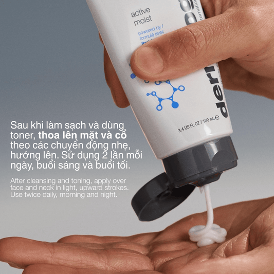 kem dưỡng cho da dầu active moist