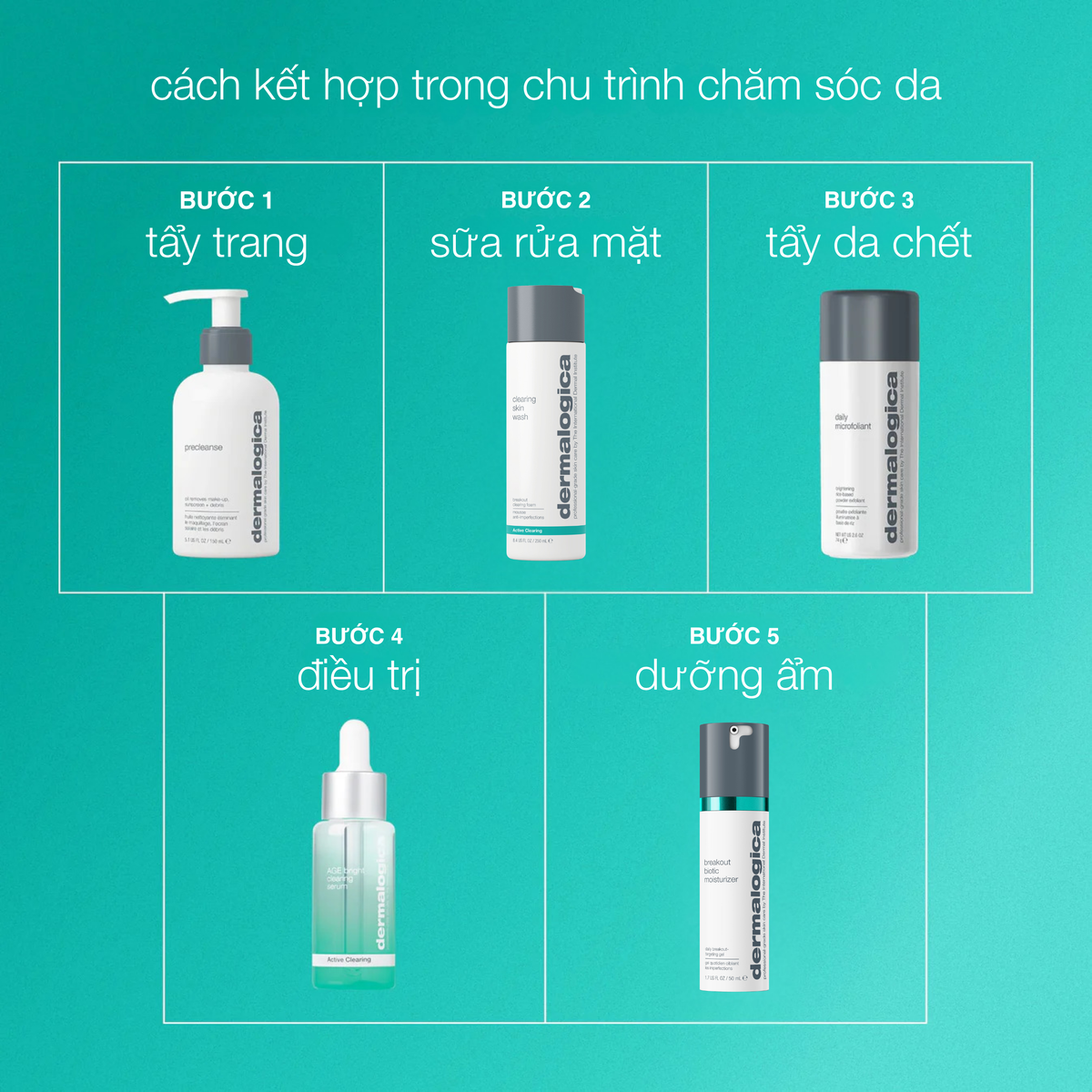 tinh chất giảm mụn age bright clearing serum