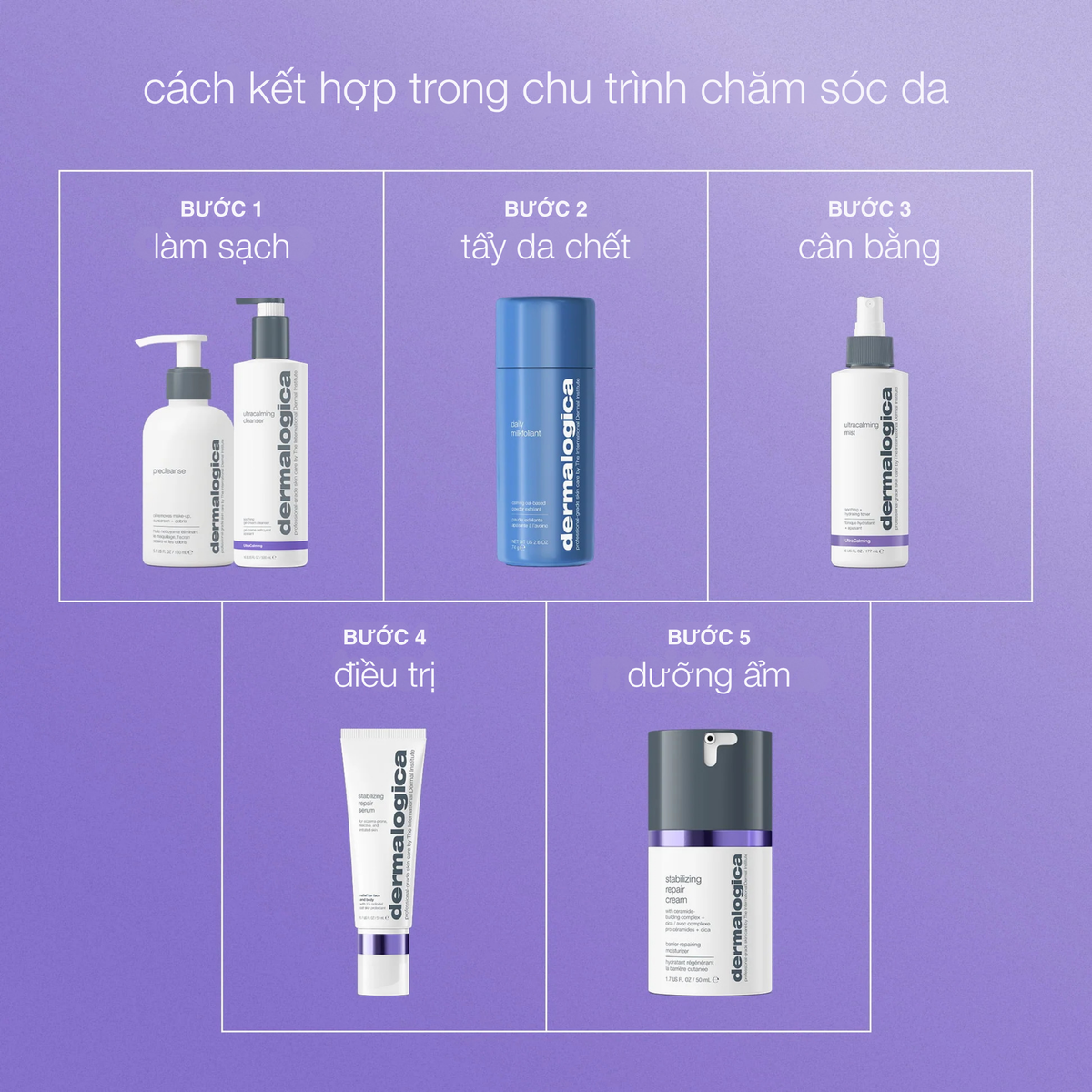 tinh chất phục hồi cho da mặt và toàn thân stabilizing repair serum