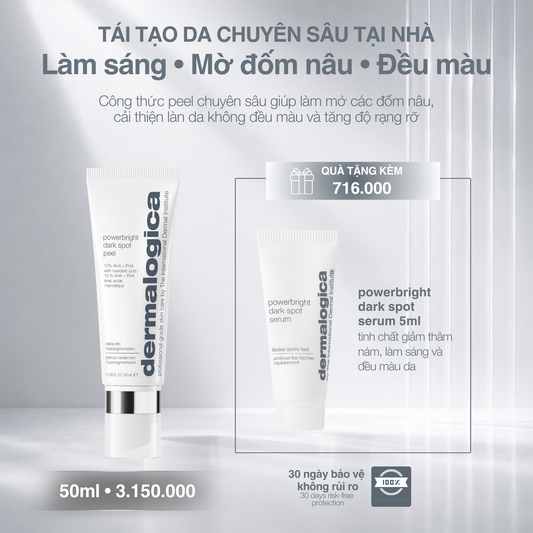 peel da giảm thâm nám powerbright dark spot peel