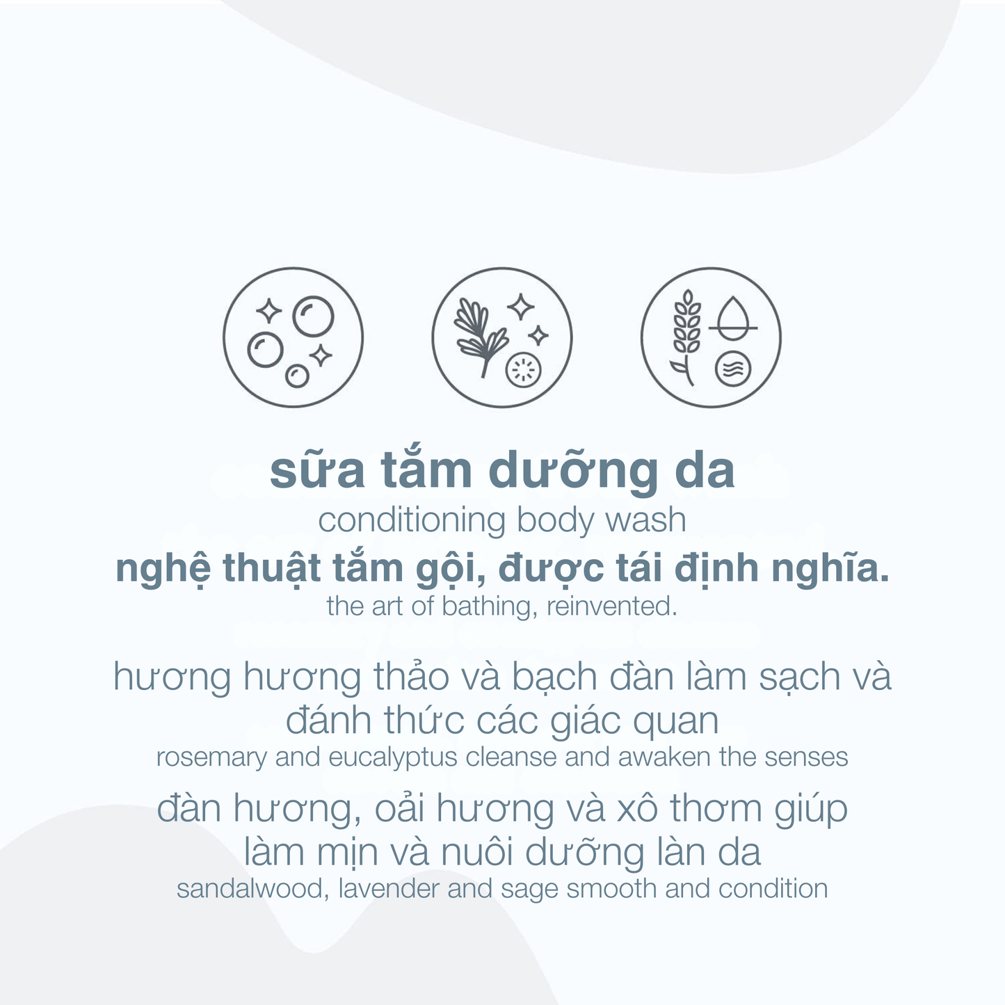 BODY BODY sữa tắm conditioning body wash