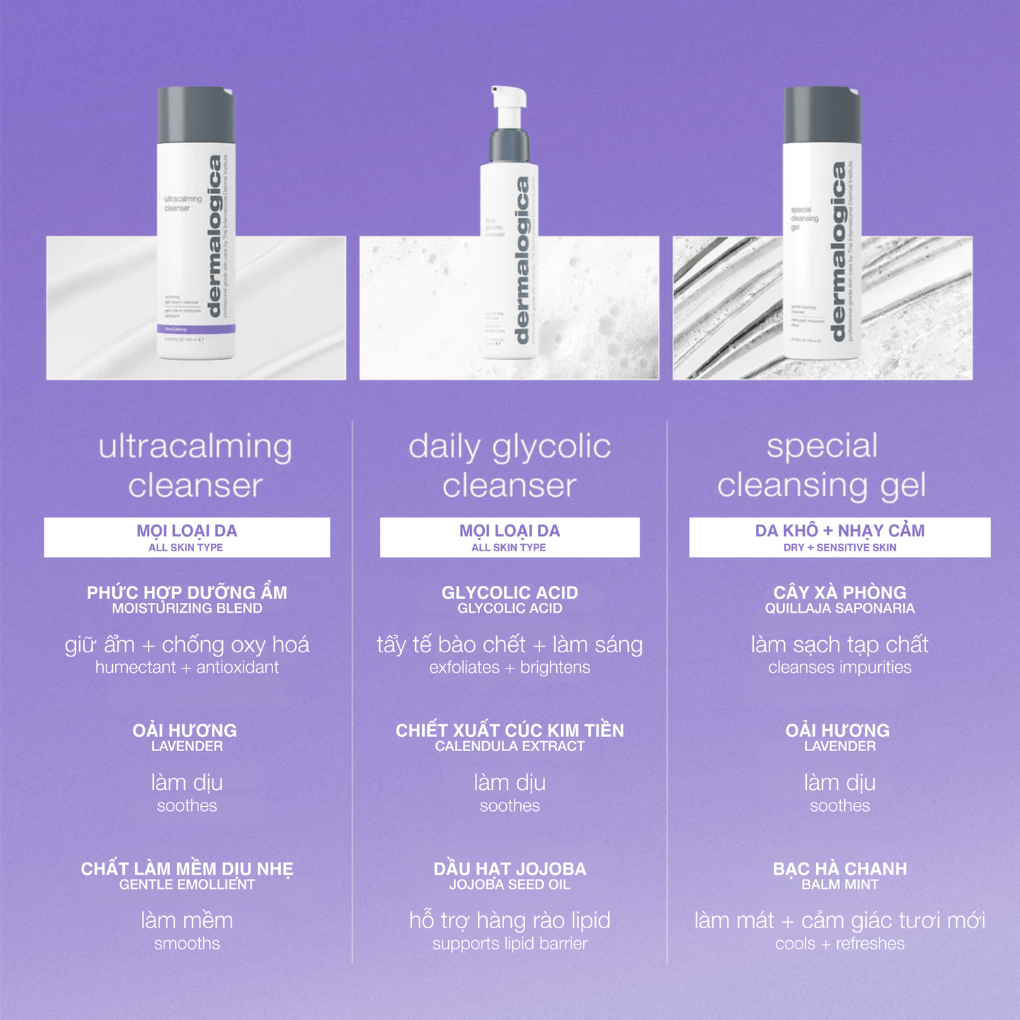 CLEANSERS CLEANSERS gel rửa mặt ultracalming cleanser