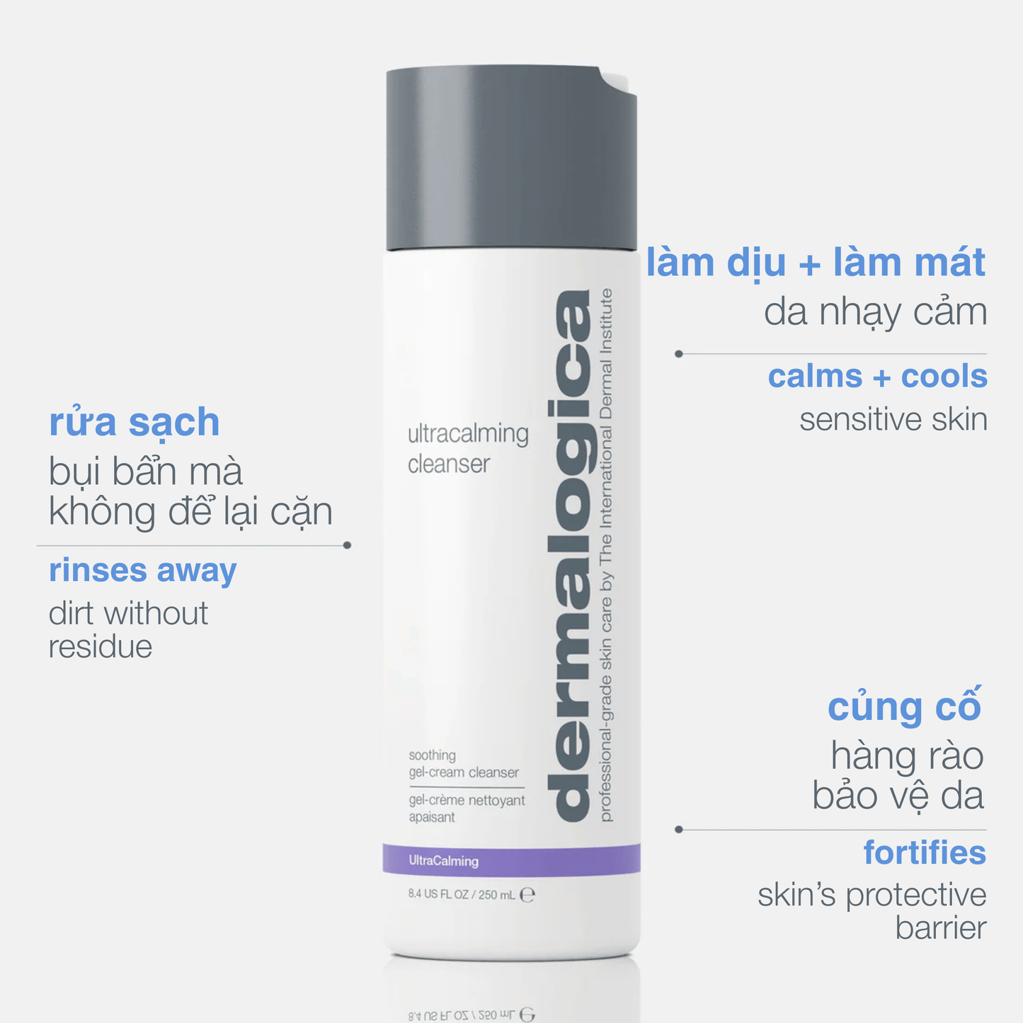 CLEANSERS CLEANSERS gel rửa mặt ultracalming cleanser