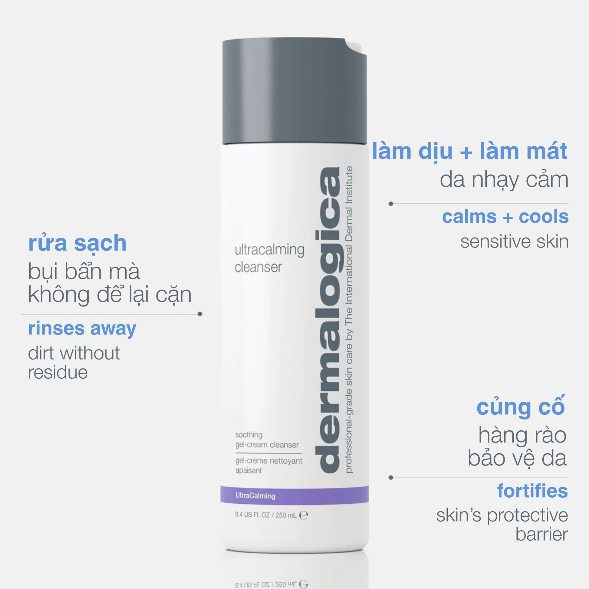 CLEANSERS CLEANSERS gel rửa mặt ultracalming cleanser