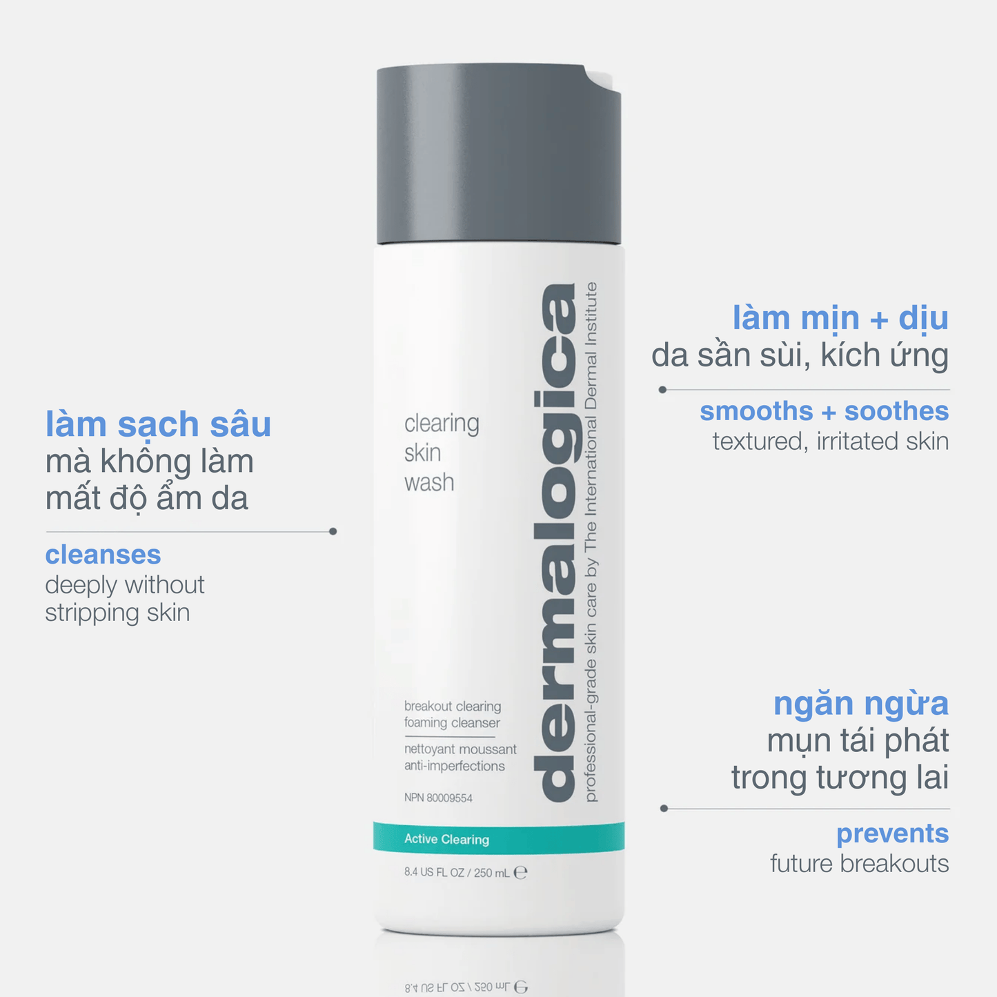 CLEANSERS CLEANSERS sữa rửa mặt clearing skin wash