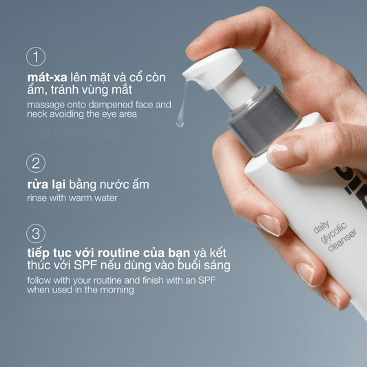 CLEANSERS CLEANSERS sữa rửa mặt daily glycolic cleanser