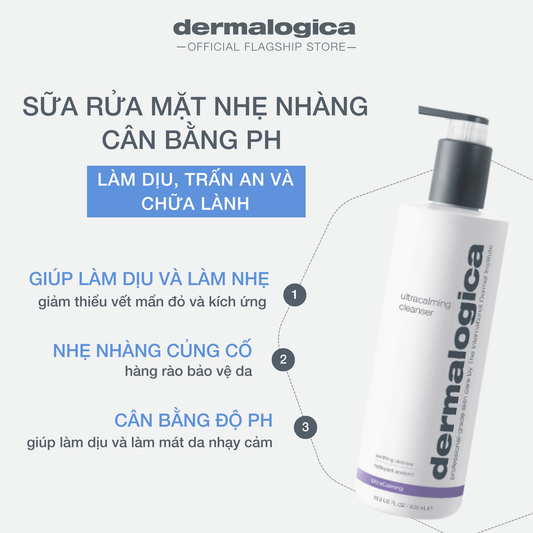 CLEANSERS CLEANSERS UltraCalming Cleanser - Gel rửa mặt dịu nhẹ cho da nhạy cảm