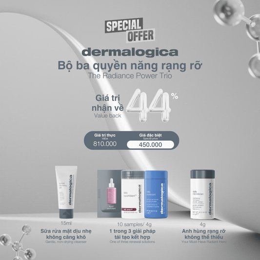 Dermalogica Vietnam Bộ 3 rạng rỡ
