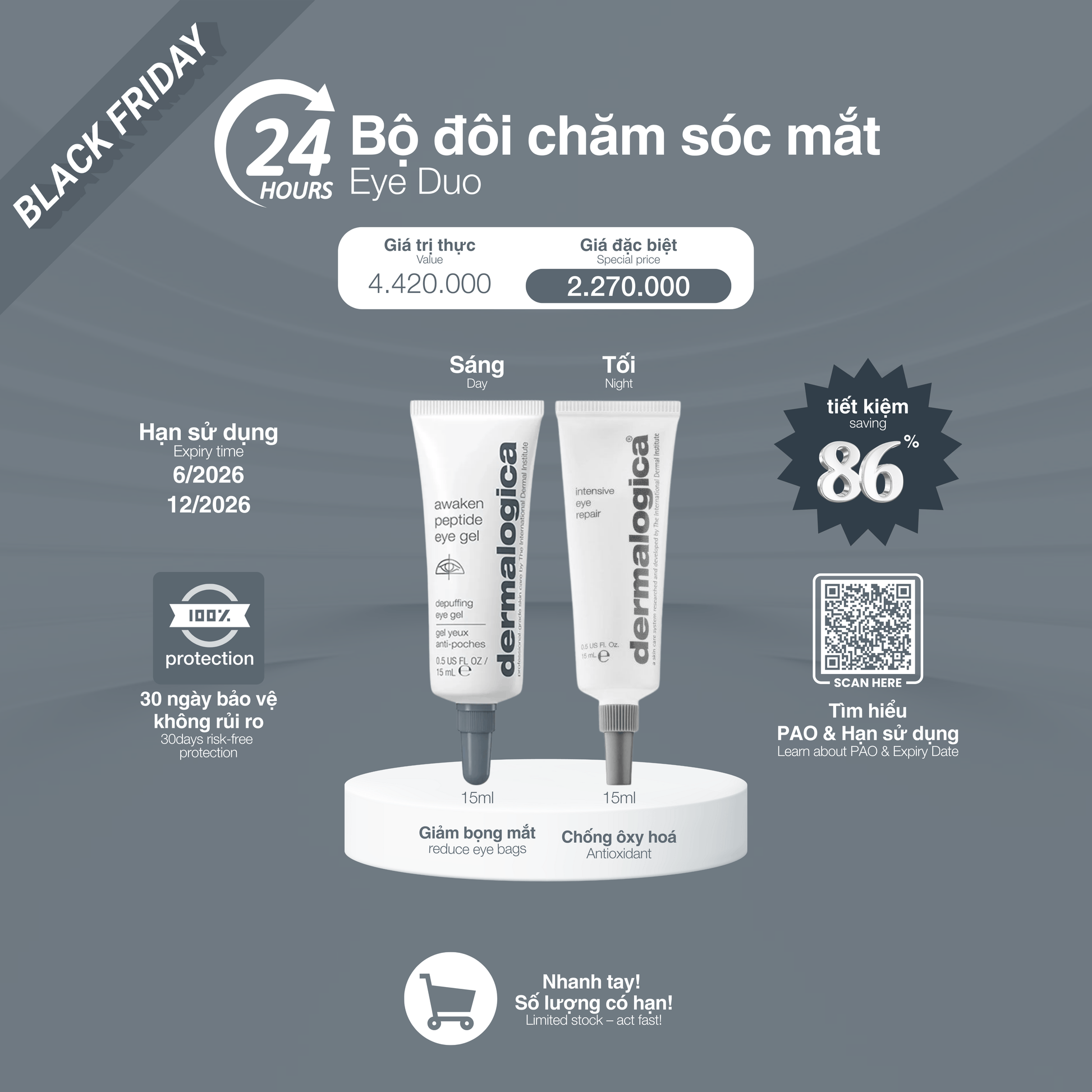 Dermalogica Vietnam Bộ đôi chăm sóc mắt