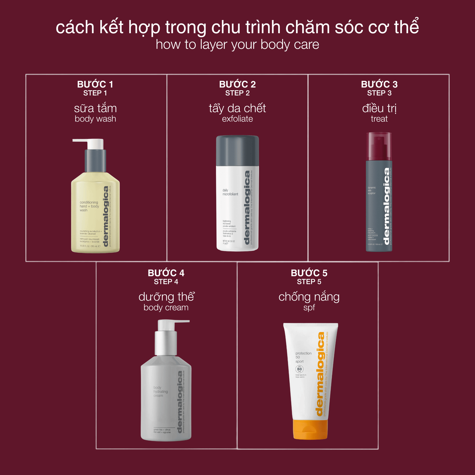 Dermalogica Vietnam BODY 150ml tinh chất dưỡng thể săn chắc dynamic skin sculptor body serum