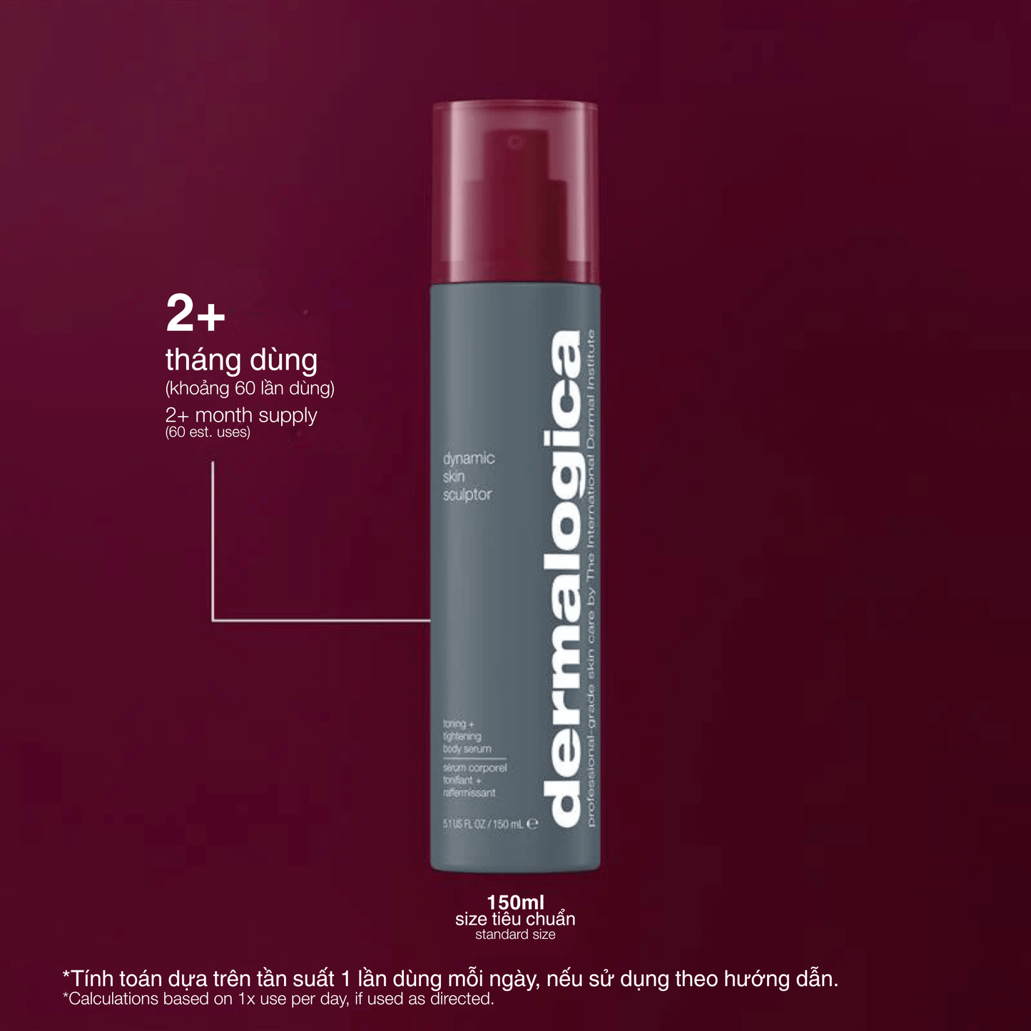 Dermalogica Vietnam BODY 150ml tinh chất dưỡng thể săn chắc dynamic skin sculptor body serum