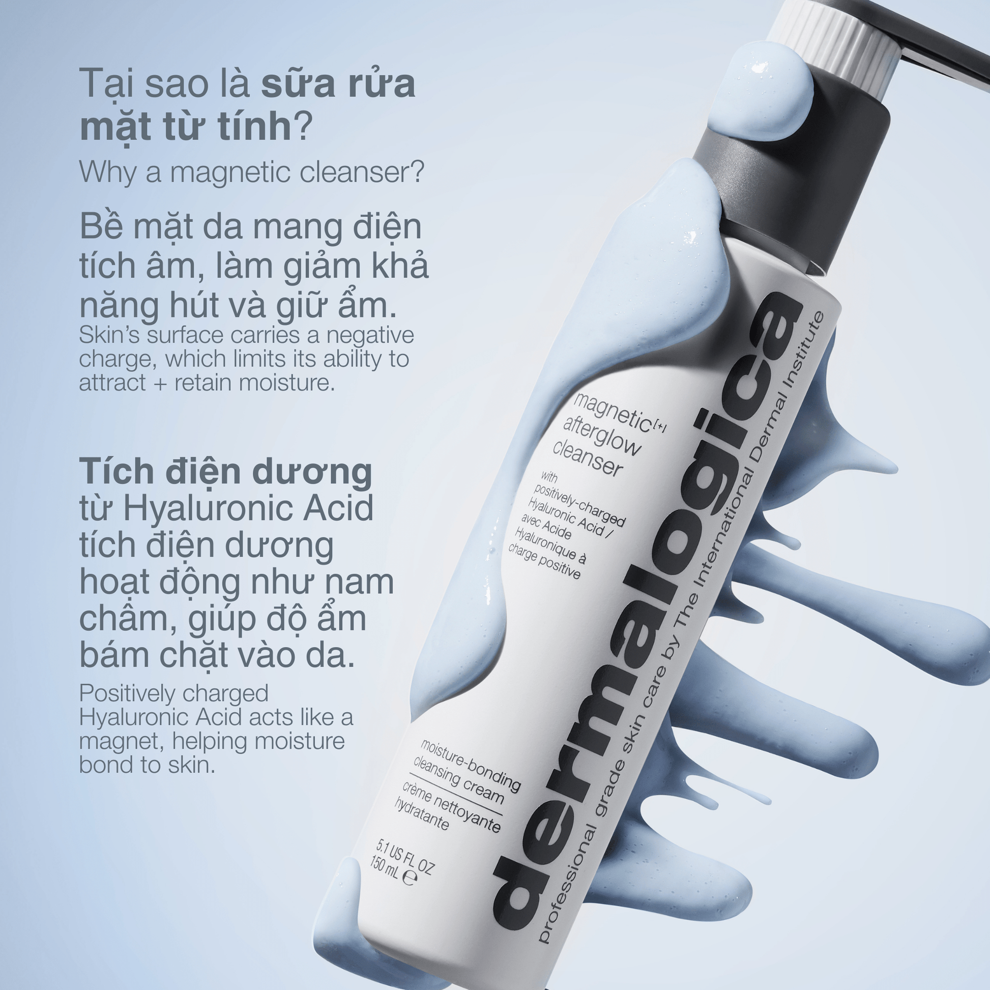 Dermalogica Vietnam CLEANSERS sữa rửa mặt magnetic[+] afterglow cleanser