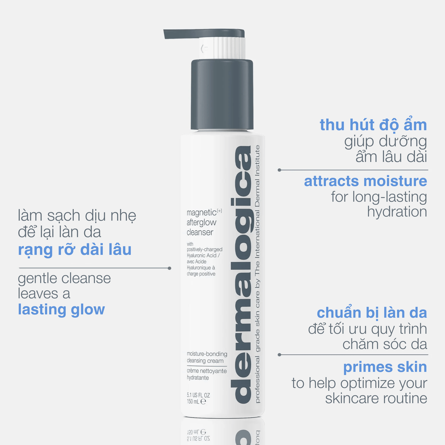 Dermalogica Vietnam CLEANSERS sữa rửa mặt magnetic[+] afterglow cleanser