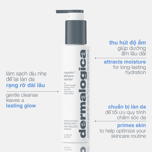 Dermalogica Vietnam CLEANSERS sữa rửa mặt magnetic[+] afterglow cleanser