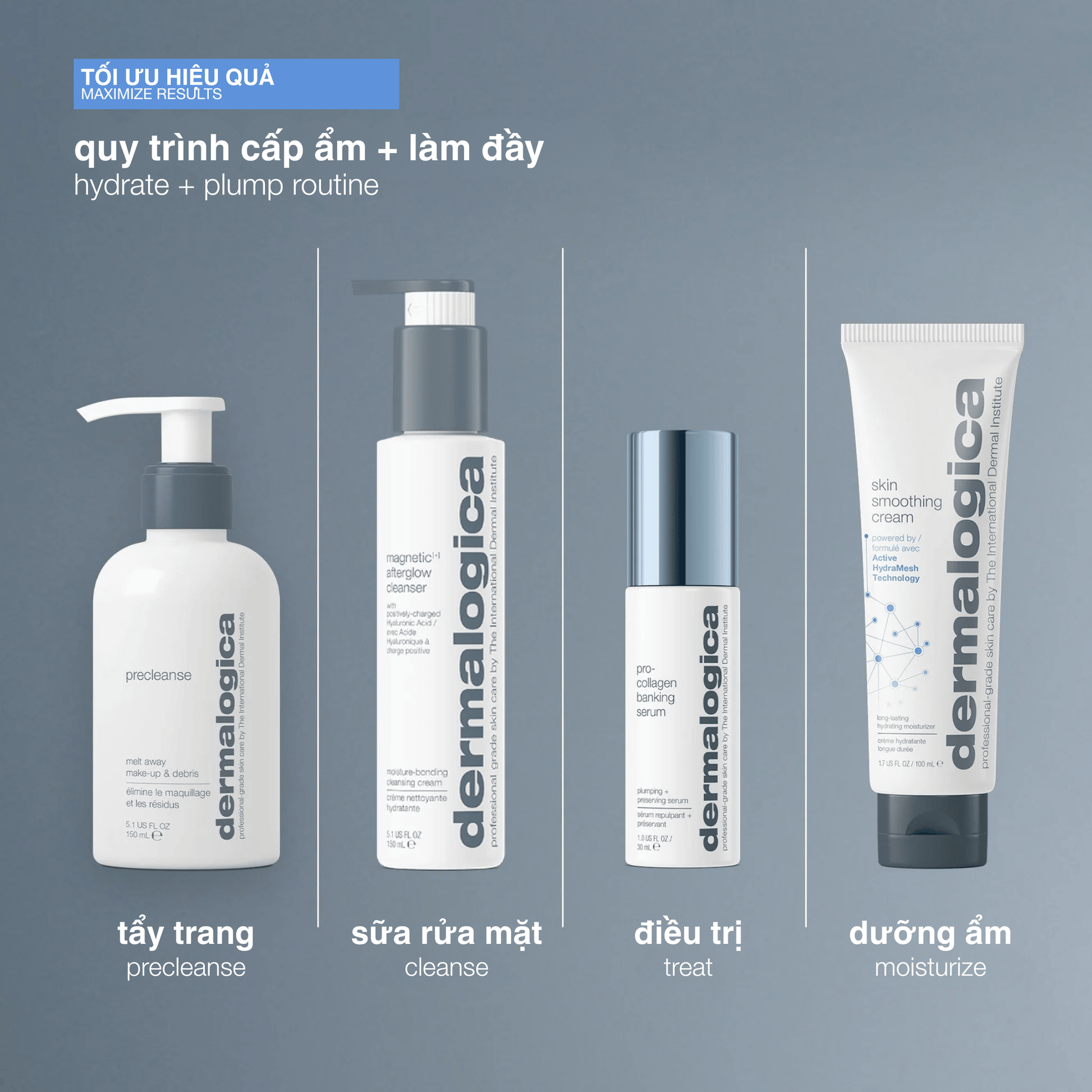 Dermalogica Vietnam CLEANSERS sữa rửa mặt magnetic[+] afterglow cleanser