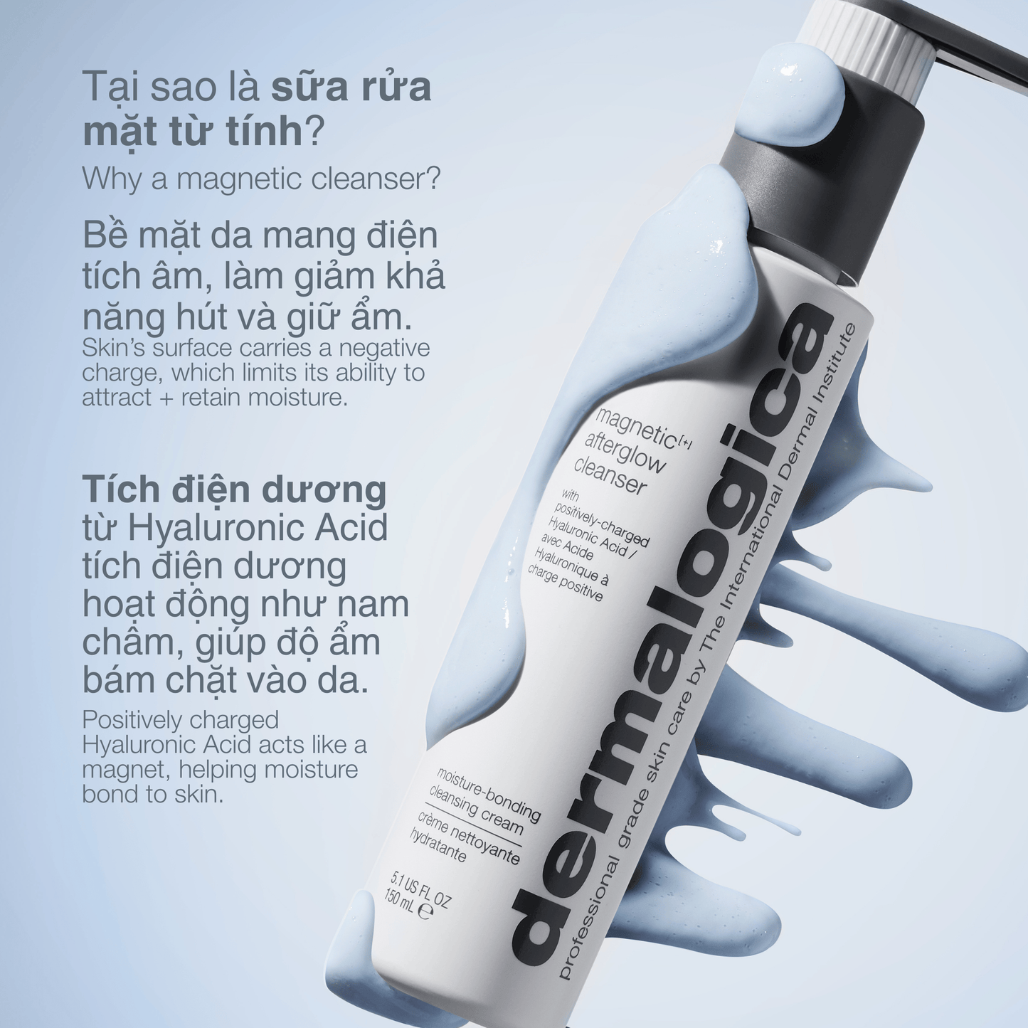 Dermalogica Vietnam CLEANSERS sữa rửa mặt magnetic[+] afterglow cleanser