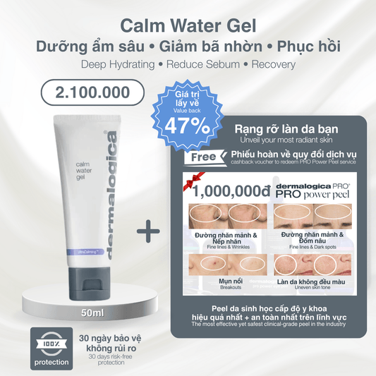 Dermalogica Vietnam Đại sứ Đặc biệt - Calm Water Gel 50ml + Pro Power Peel