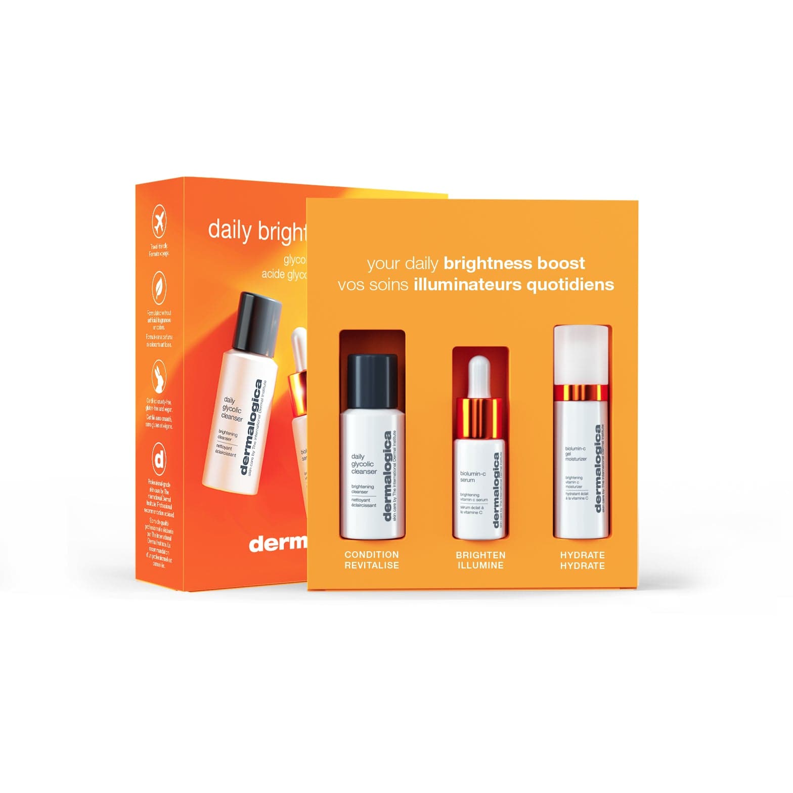 Dermalogica Vietnam Daily brightness boosters travel kit franchise - Bộ giải pháp làm sáng mượt làn da toàn diện