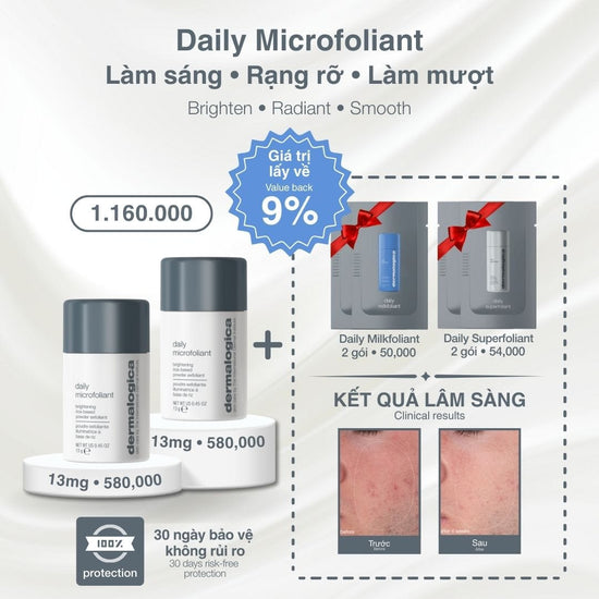 Dermalogica Vietnam Daily Microfoliant 13g X 2 Combo - Travel Size