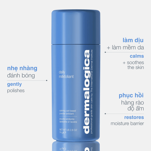 Dermalogica Vietnam exfoliants tẩy da chết yến mạch daily milkfoliant