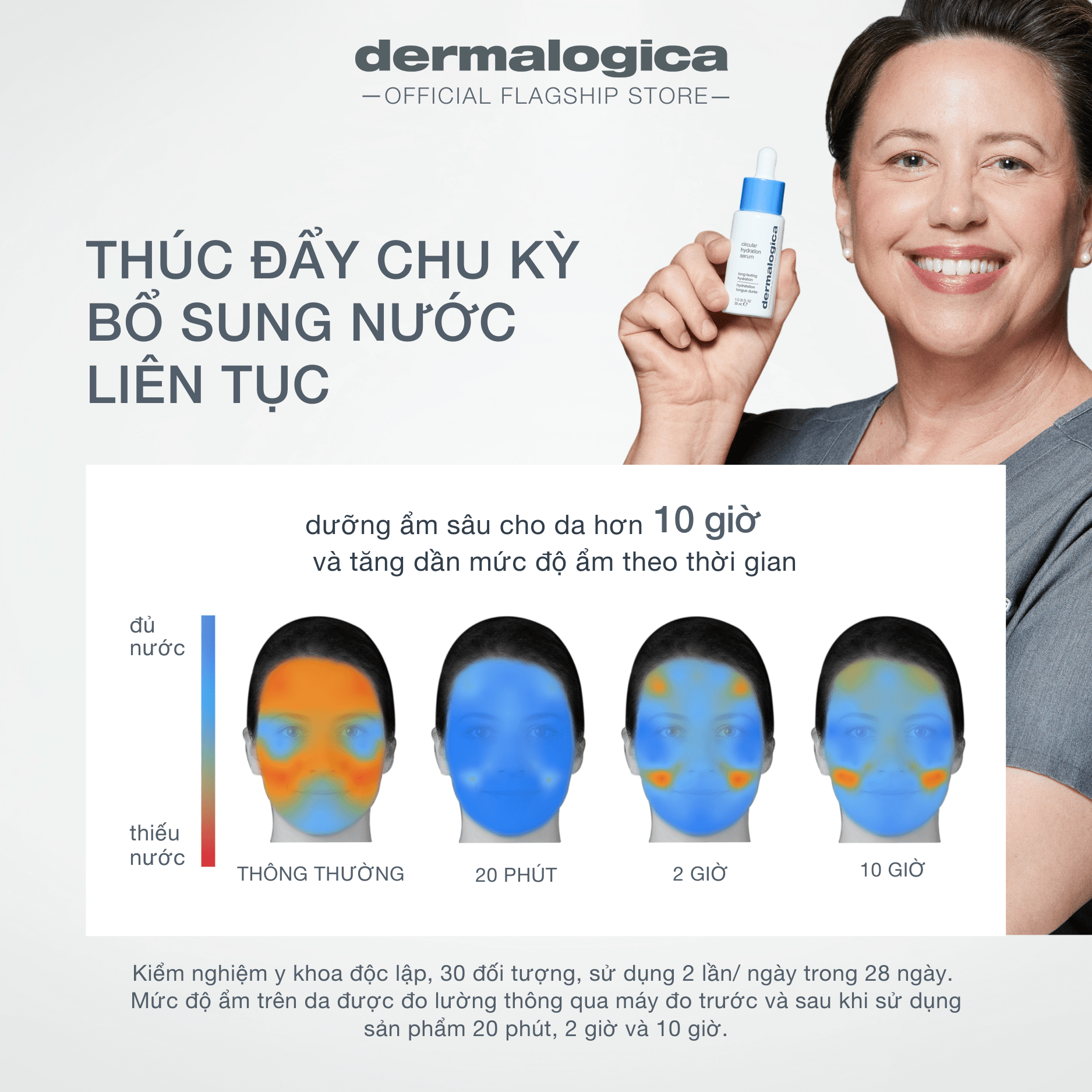 Dermalogica Vietnam FACIAL OILS AND SERUMS 30 ml Circular Hydration Serum - Tinh chất cấp ẩm chuyên sâu Circular Hydration Serum