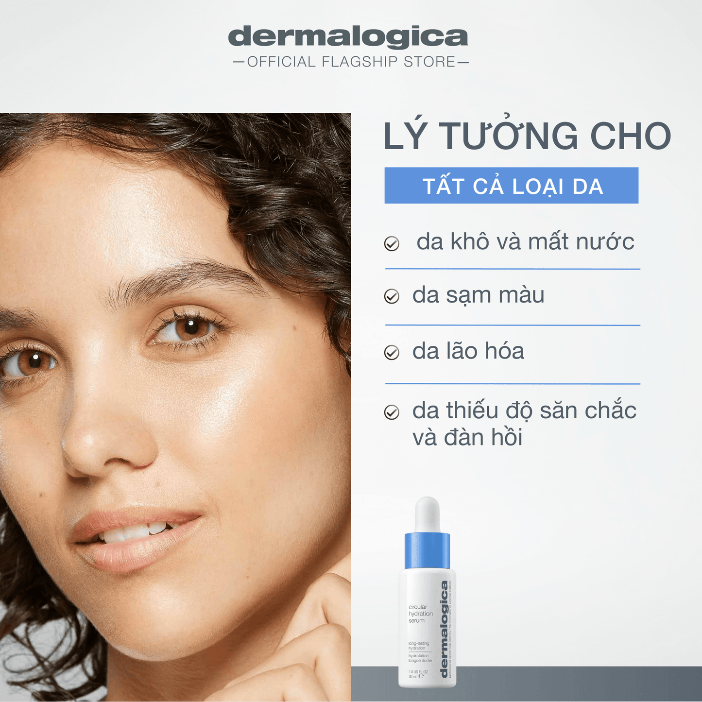 Dermalogica Vietnam FACIAL OILS AND SERUMS 30 ml Circular Hydration Serum - Tinh chất cấp ẩm chuyên sâu Circular Hydration Serum