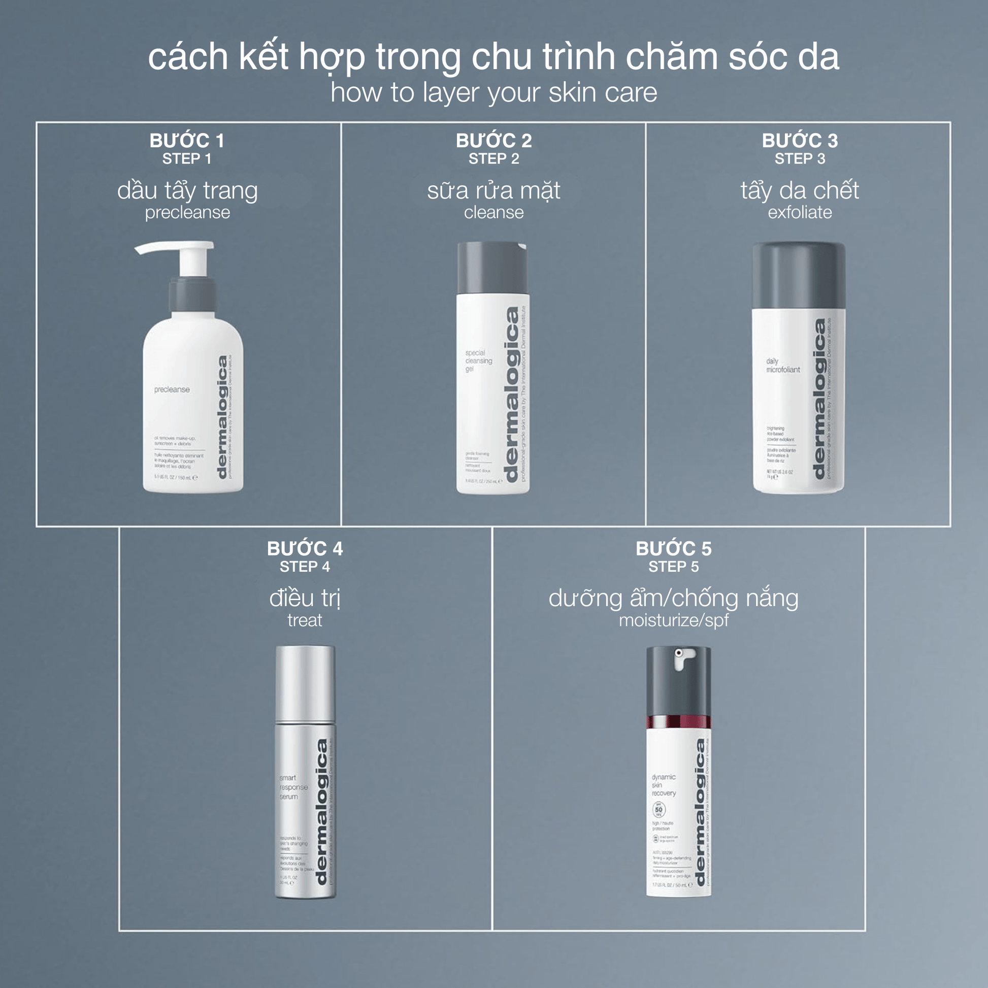 Dermalogica Vietnam FACIAL OILS AND SERUMS tinh chất 4 trong 1 smart response serum