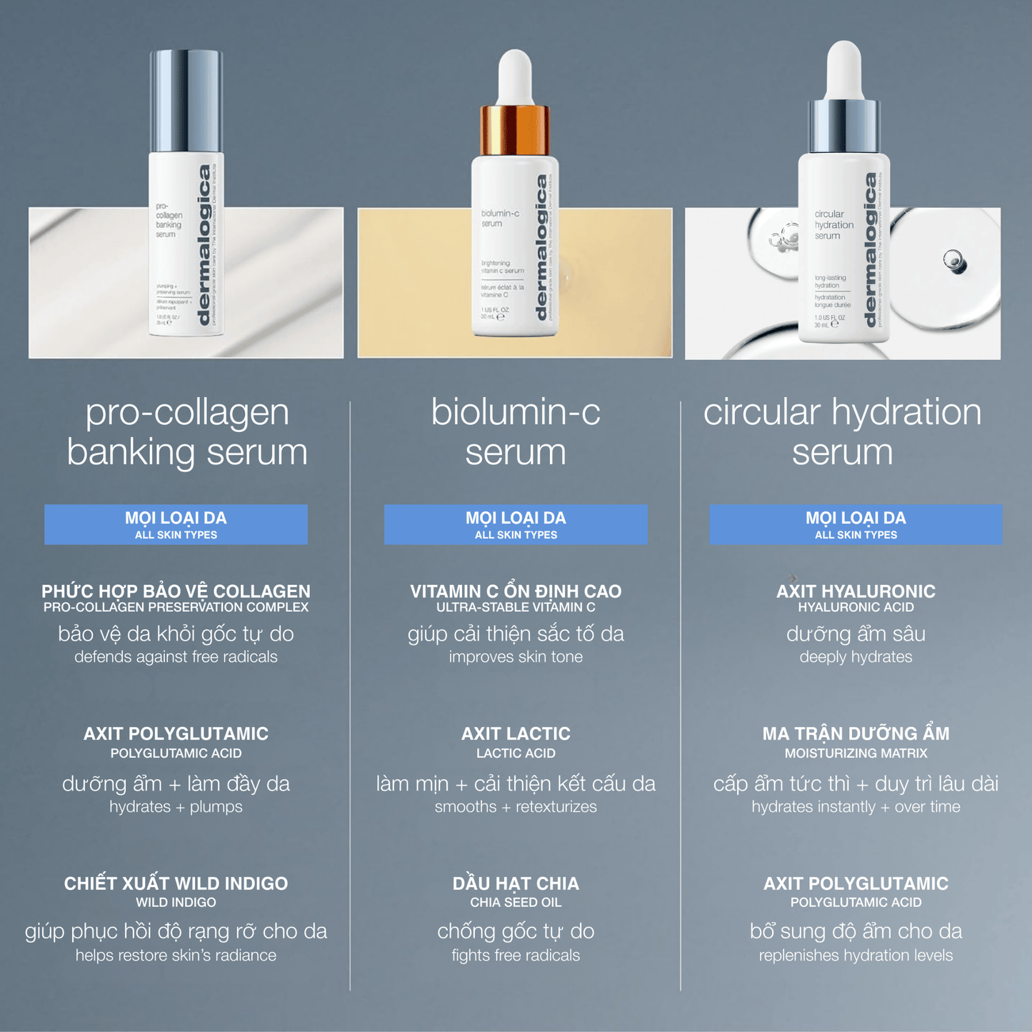 Dermalogica Vietnam FACIAL OILS AND SERUMS tinh chất cấp ẩm circular hydration serum