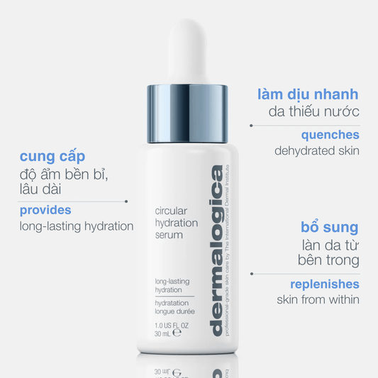 Dermalogica Vietnam FACIAL OILS AND SERUMS tinh chất cấp ẩm circular hydration serum