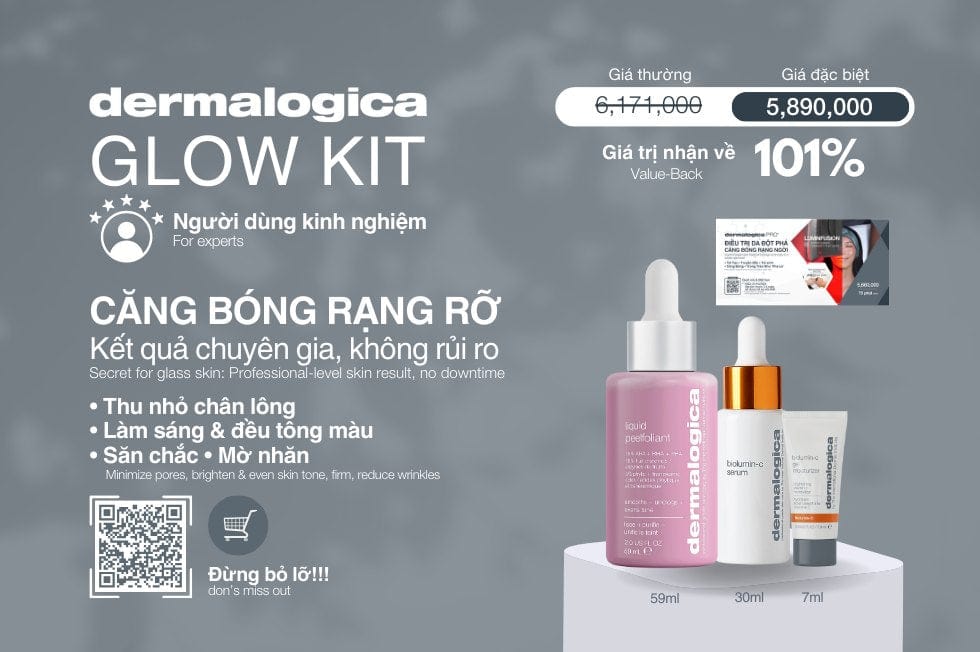 Dermalogica Vietnam Fullsize Bộ toả sáng rạng rỡ cho chuyên gia