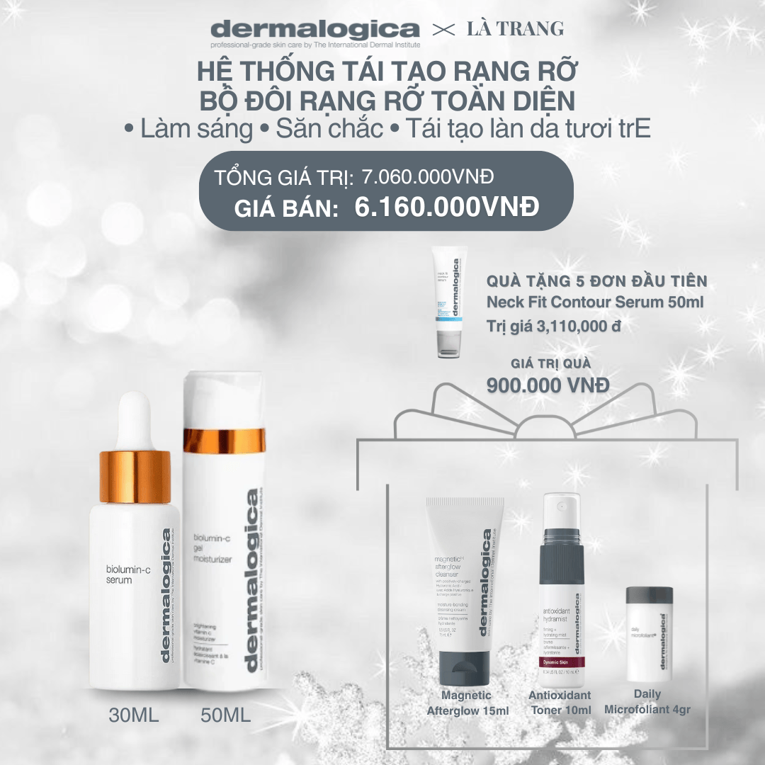 Dermalogica Vietnam (KOL Là Trang) - Bộ Đôi Rạng Rỡ Toàn Diện Biolumin C - Set 2
